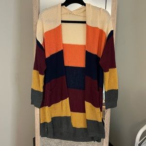 Multi color cardigan